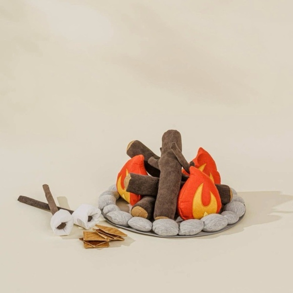 Retired Campfire and Smores Plush Set from Coco Village
